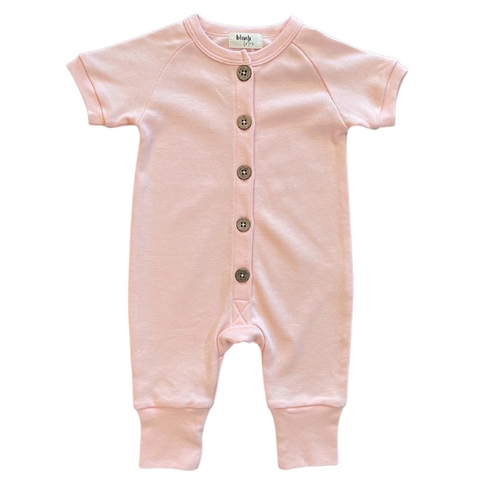 BLUSH | New Blush Lotus Organic baby toddler romper jumpsuit